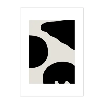 Poster Contour gris - 50x70 cm - Scandi Living