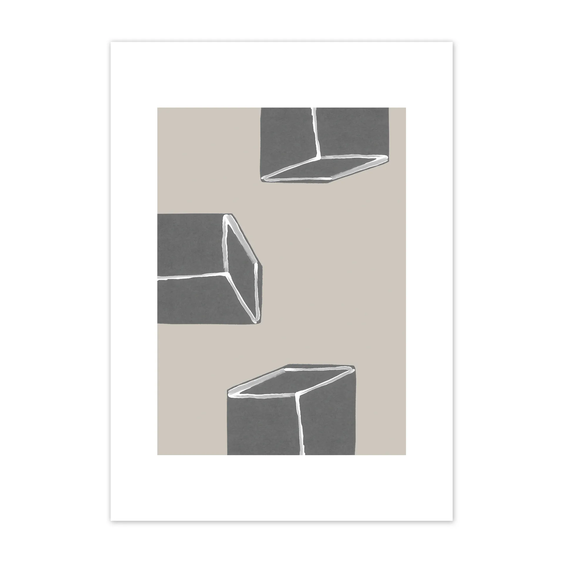 Poster Dimensions, 50x70 cm Scandi Living