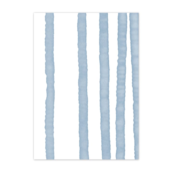 Poster Lineage bleu - 30x40 cm - Scandi Living