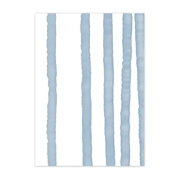 Poster Lineage bleu - 40x50 cm - Scandi Living