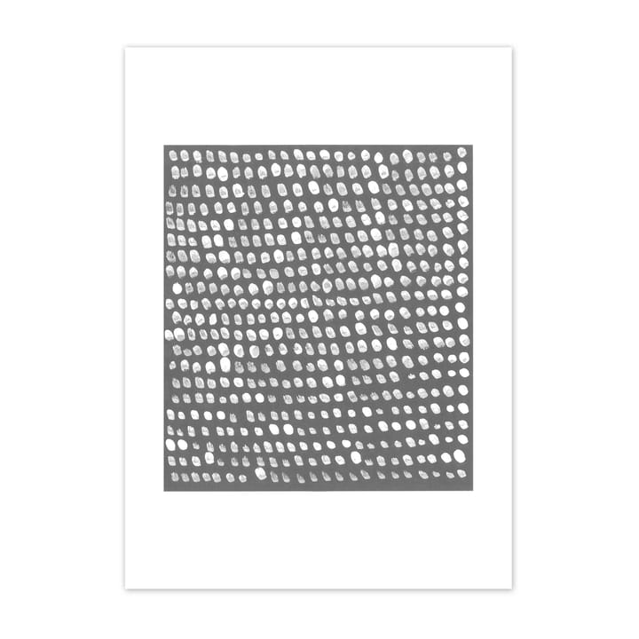 Poster Multitude gris - 40x50 cm - Scandi Living