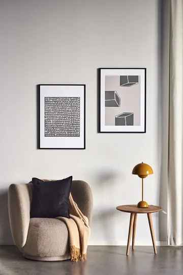 Poster Multitude gris - 50x70 cm - Scandi Living