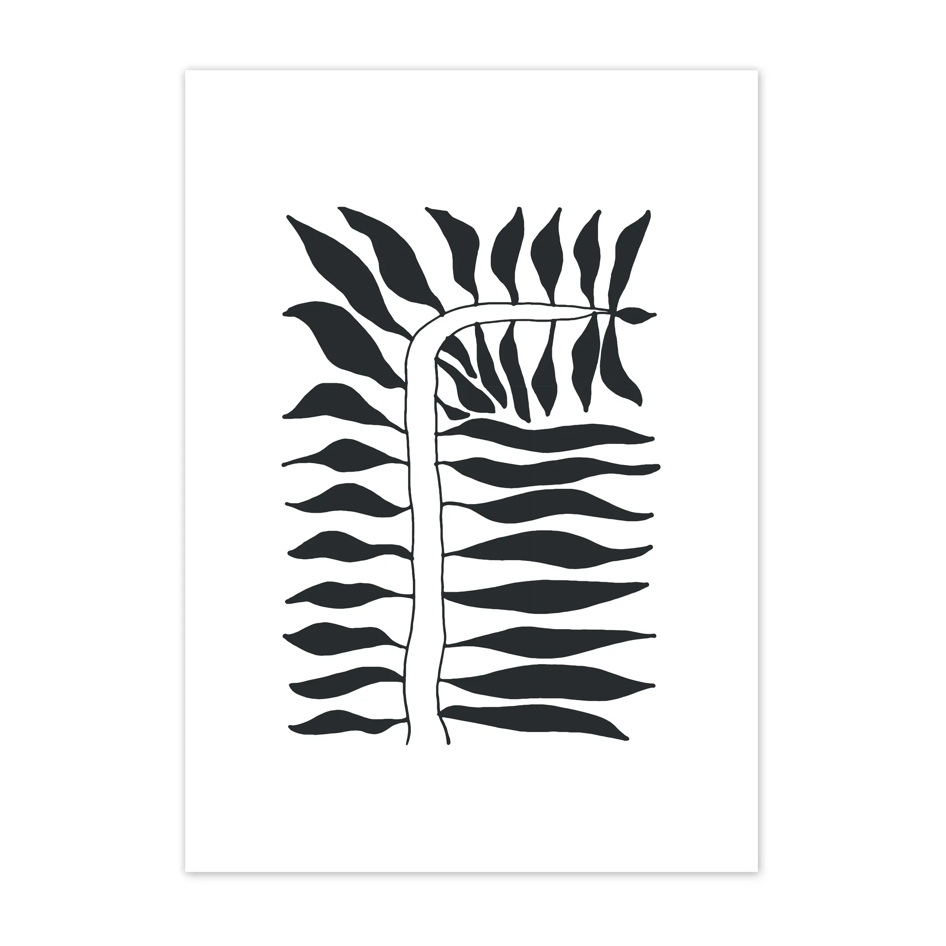 Poster Seeding noir, 50x70 cm Scandi Living