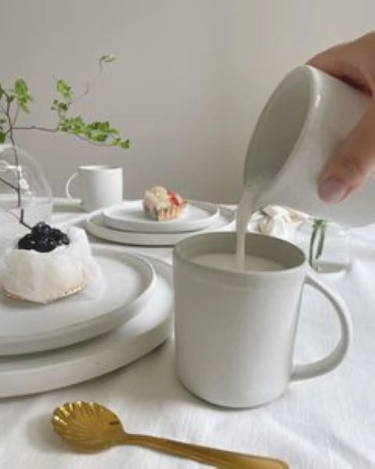 Pot à lait Sandsbro, Blanc cassé, 30 cl Scandi Living