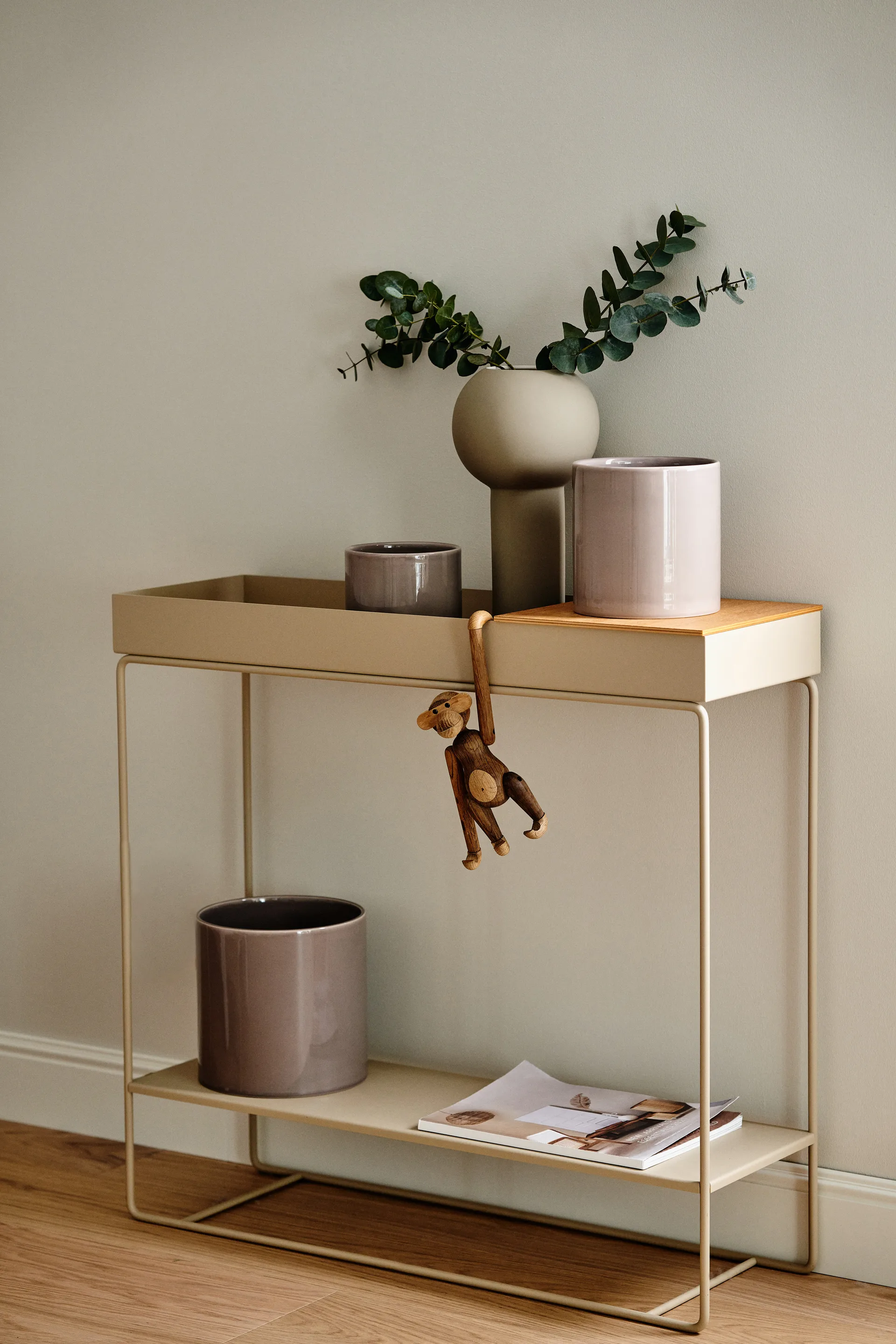 Pot de fleur Sleek Ø19 cm, Beige Scandi Living