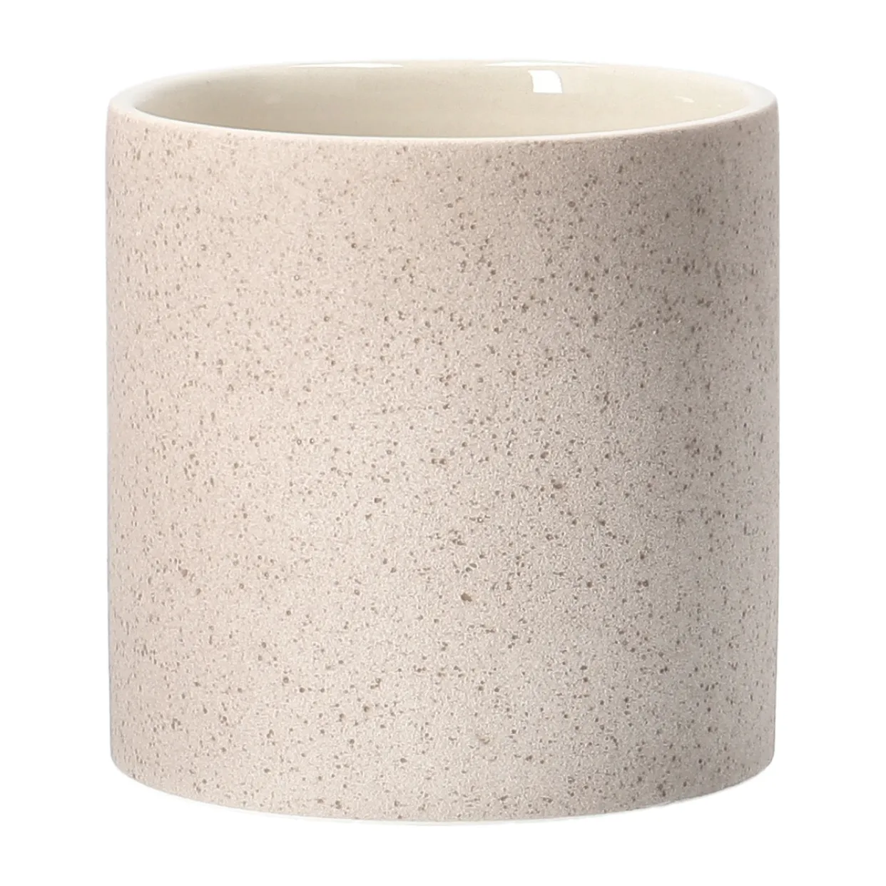 Pot de fleur Speckled Ø15 cm, Beige Scandi Living