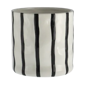 Pot Thrive Ø16 cm - Blanc-noir - Scandi Living