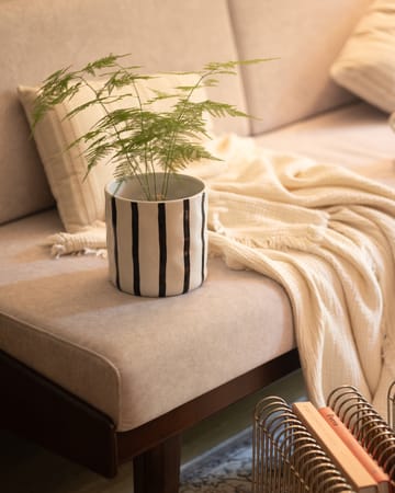 Pot Thrive Ø16 cm - Blanc-noir - Scandi Living