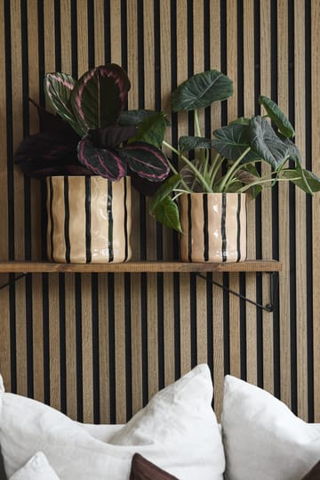 Pot Thrive Ø20 cm - Beige-noir - Scandi Living