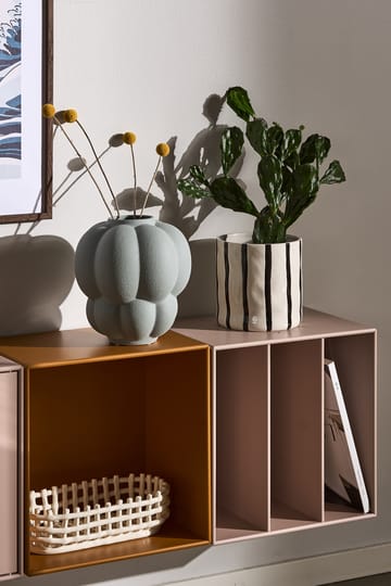 Pot Thrive Ø20 cm - Blanc-noir - Scandi Living