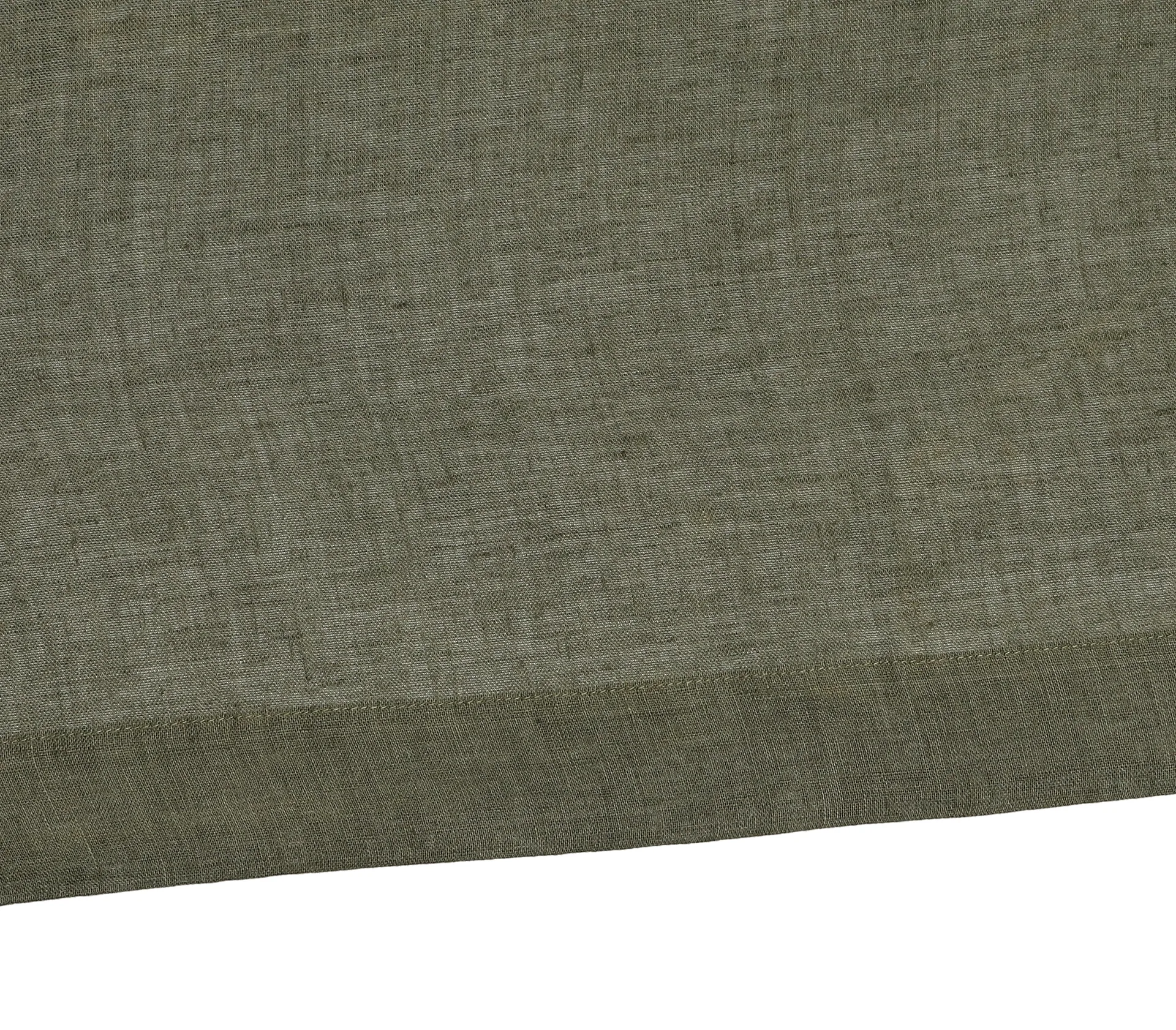 Rideau avec bande Serenity 129x250 cm, Forest green Scandi Living