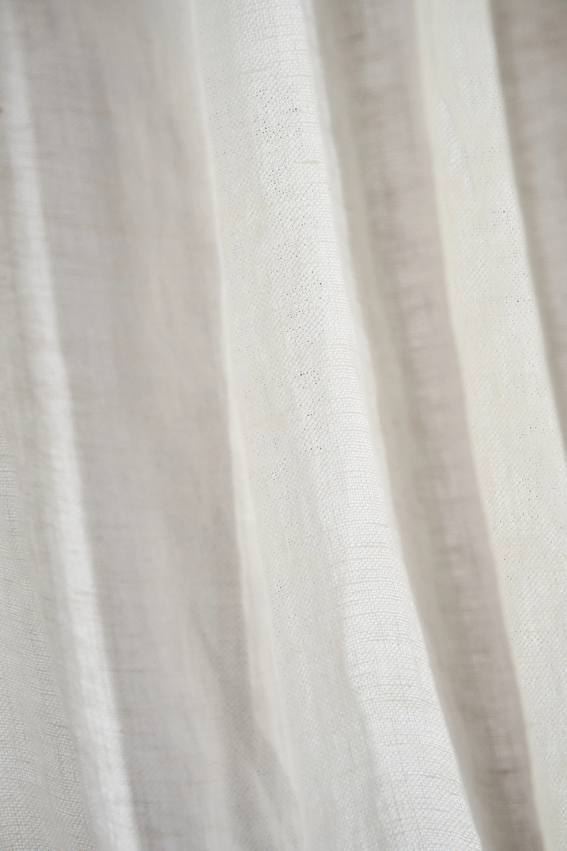 Rideau avec bande Tranquility 139x250 cm, Blanc Scandi Living