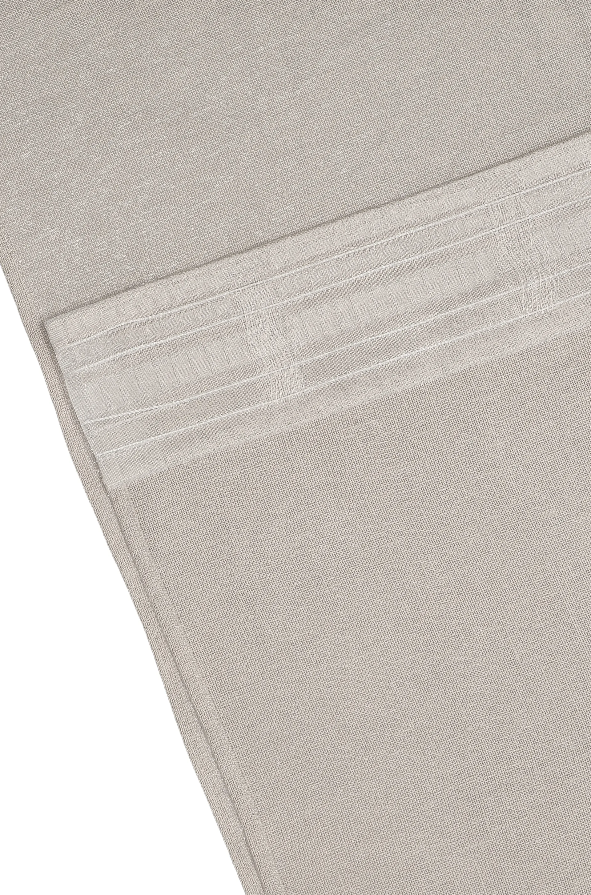 Rideau avec bande Tranquility 139x250 cm, Greige Scandi Living