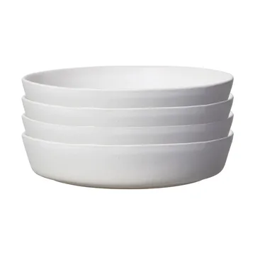 Sandsbro assiette à pâtes Blanc cassé, Ø23 cm, lot de 4 - Scandi Living