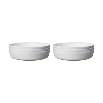 Sandsbro assiette à pâtes Blanc cassé, Ø23 cm, lot de 6 - Scandi Living