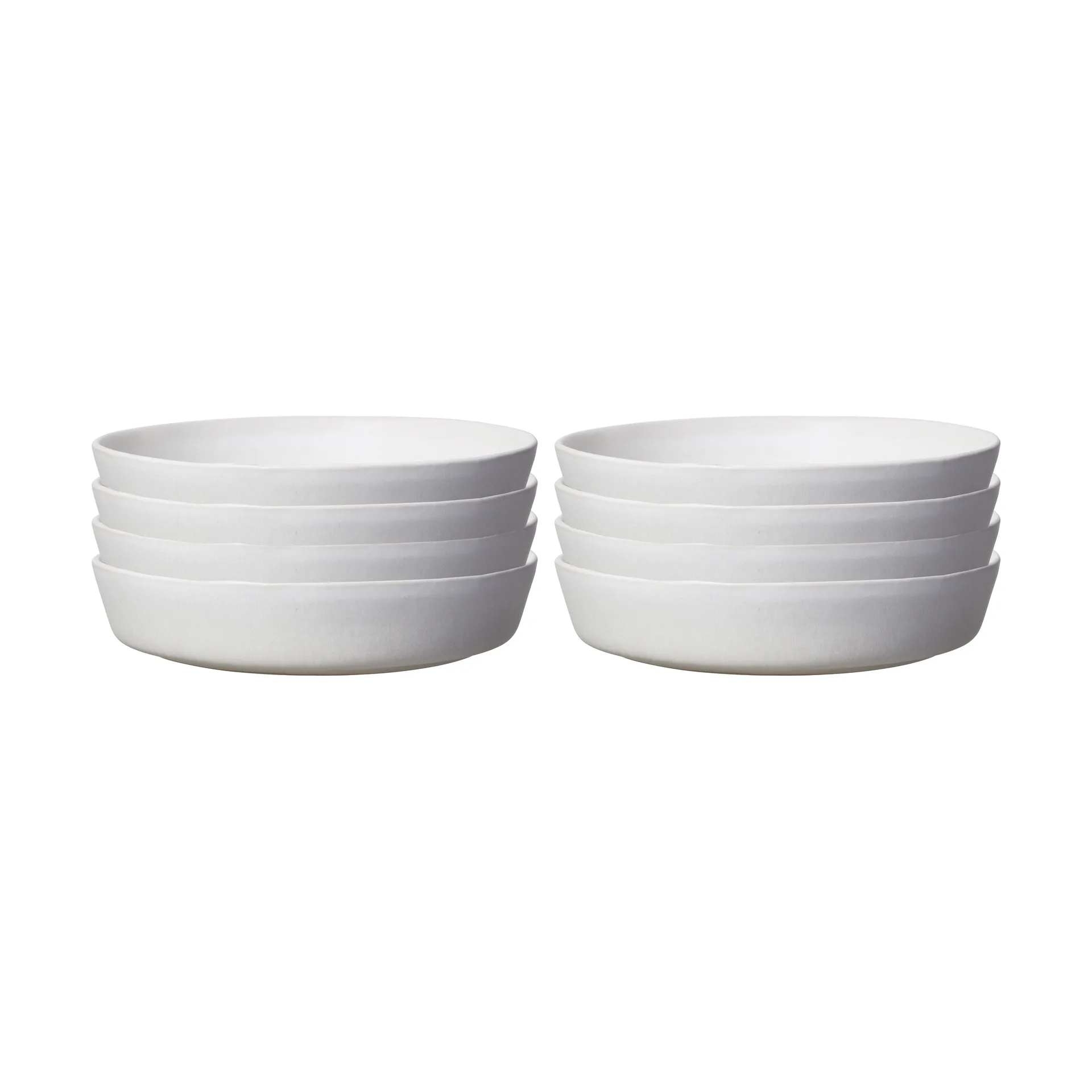 Sandsbro assiette à pâtes Blanc cassé, Ø23 cm, lot de 8,  Scandi Living