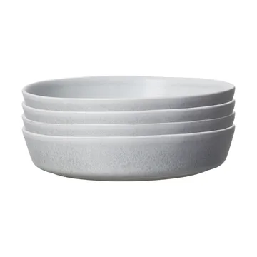 Sandsbro assiette à pâtes gris clair, Ø23 cm, lot de 4 - Scandi Living