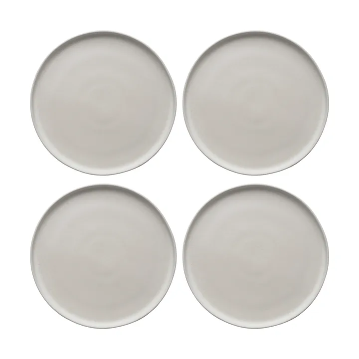 Sandsbro assiette Blanc cassé, Ø26 cm, lot de 4 - Scandi Living