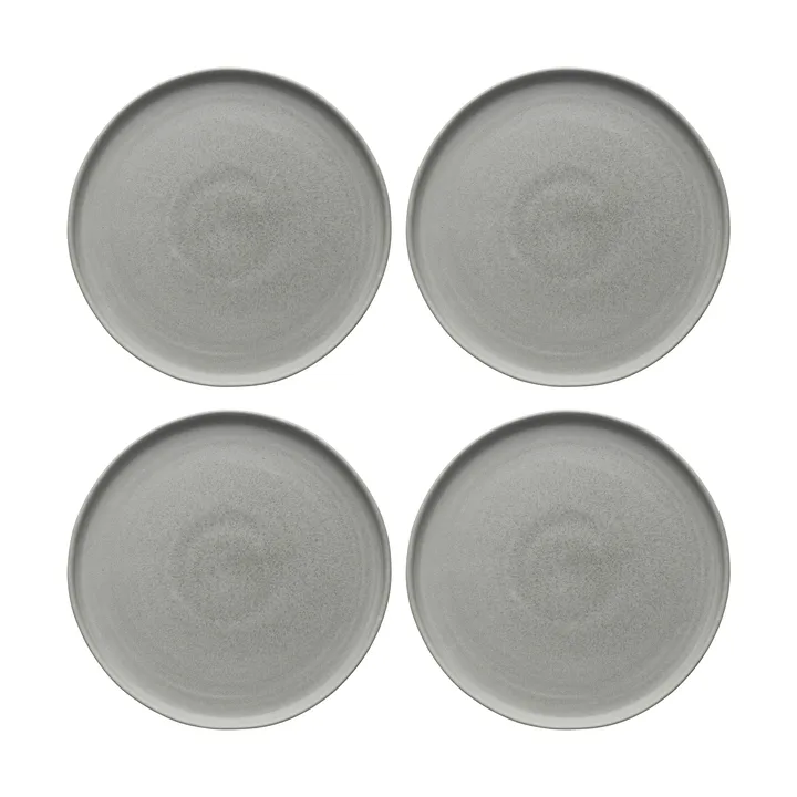 Sandsbro assiette gris clair, Ø26 cm, lot de 4 - Scandi Living