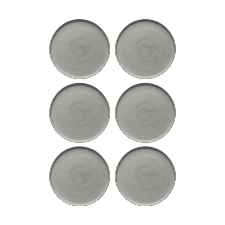 Sandsbro assiette gris clair, Ø26 cm, lot de 6 - Scandi Living