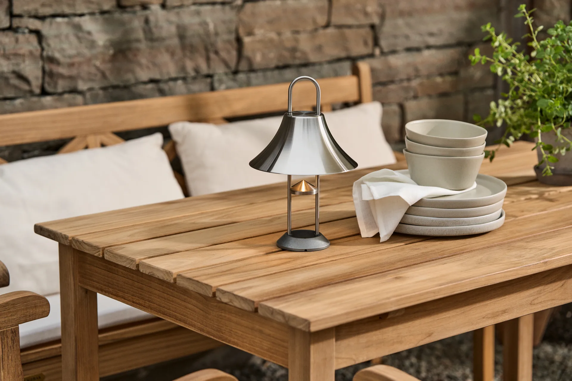 Sandsbro assiette gris clair, Ø26 cm, lot de 6,  Scandi Living