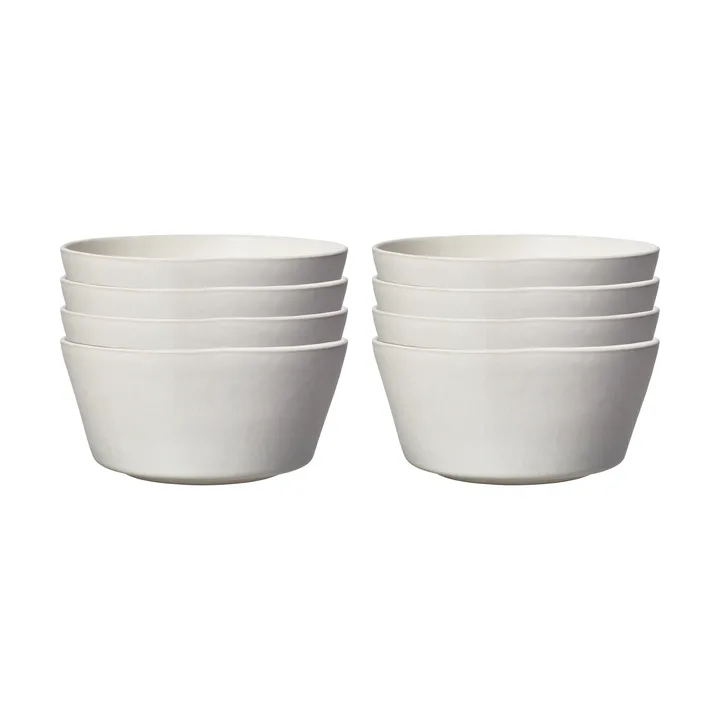 Sandsbro bol Blanc cassé, Ø15 cm, lot de 8 - Scandi Living