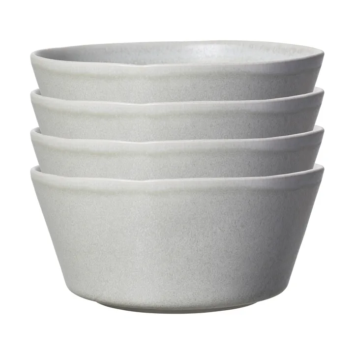 Sandsbro bol gris clair, Ø15 cm, lot de 4 - Scandi Living