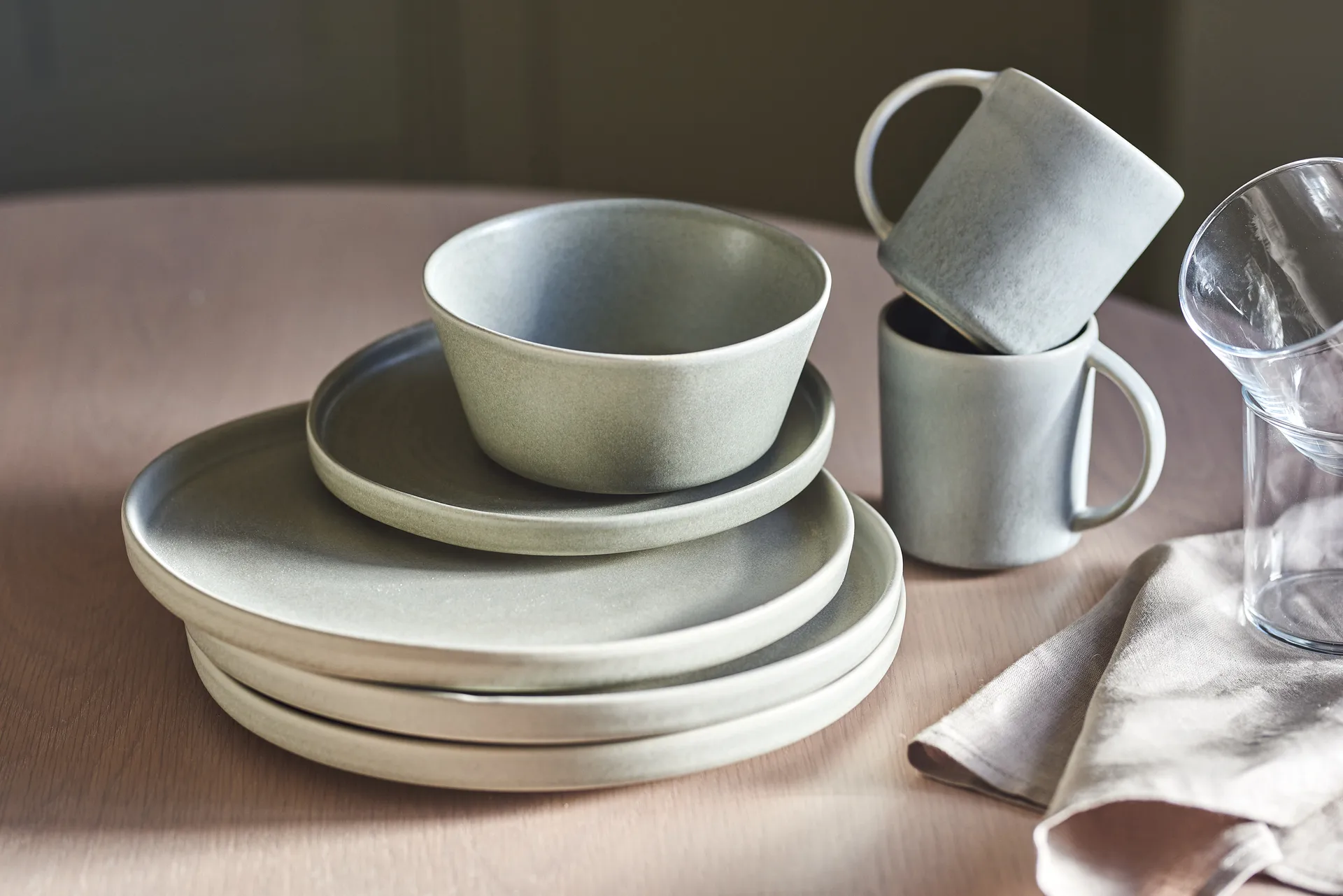 Sandsbro bol gris clair, Ø15 cm, lot de 4,  Scandi Living