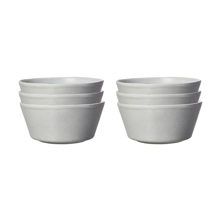 Sandsbro bol gris clair, Ø15 cm, lot de 6 - Scandi Living