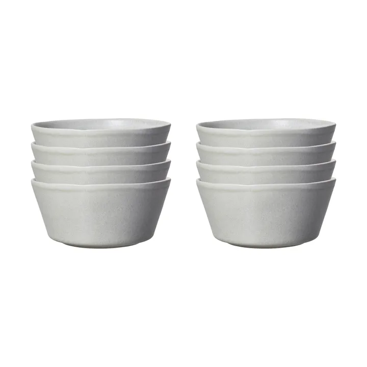Sandsbro bol gris clair, Ø15 cm, lot de 8 - Scandi Living