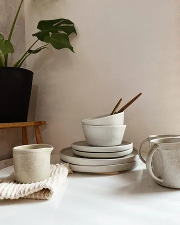 Sandsbro bol gris clair, Ø15 cm, lot de 8 - Scandi Living