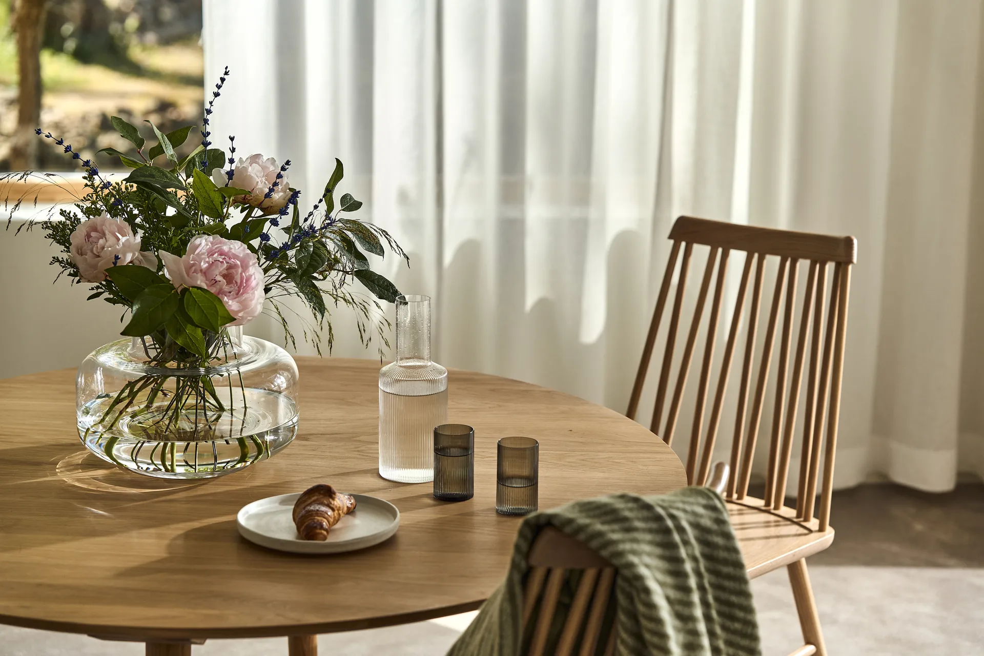 Sandsbro petite assiette Blanc cassé, Ø20 cm, lot de 8,  Scandi Living