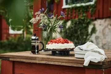 Sandsbro petite assiette gris clair, Ø20 cm, lot de 8 - Scandi Living