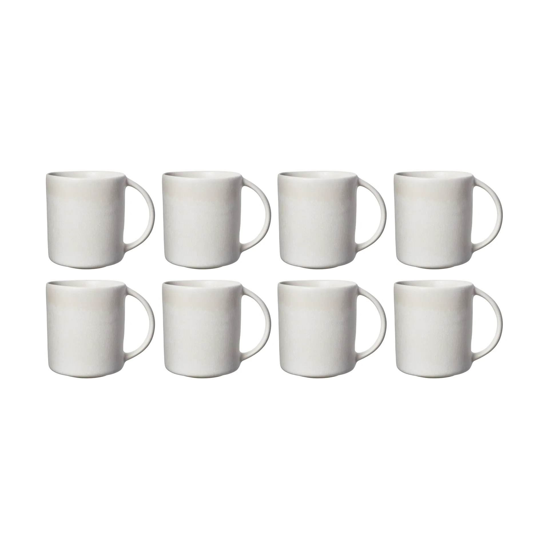 Scandi Living Sandsbro tasse Blanc cassé, 30 cl, lot de 8