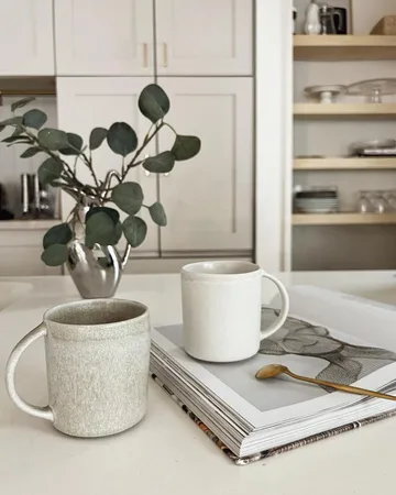 Sandsbro tasse gris clair, 30 cl, lot de 4 - Scandi Living