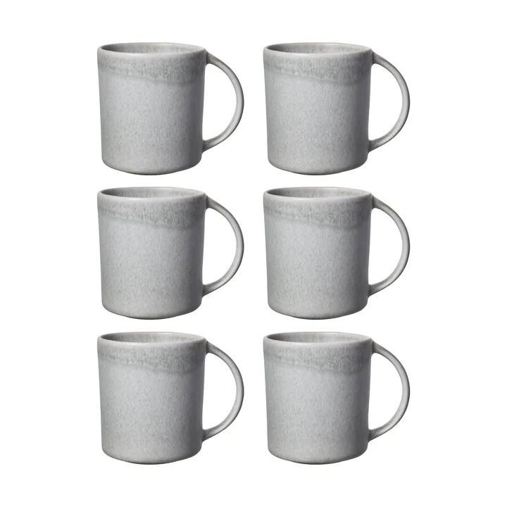Sandsbro tasse gris clair, 30 cl, lot de 6 - Scandi Living