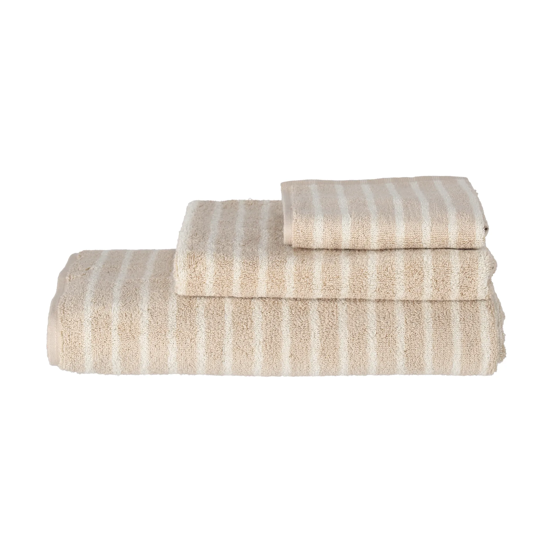 Serviette de bain Drift 70x140 cm, Beige-blanc Scandi Living