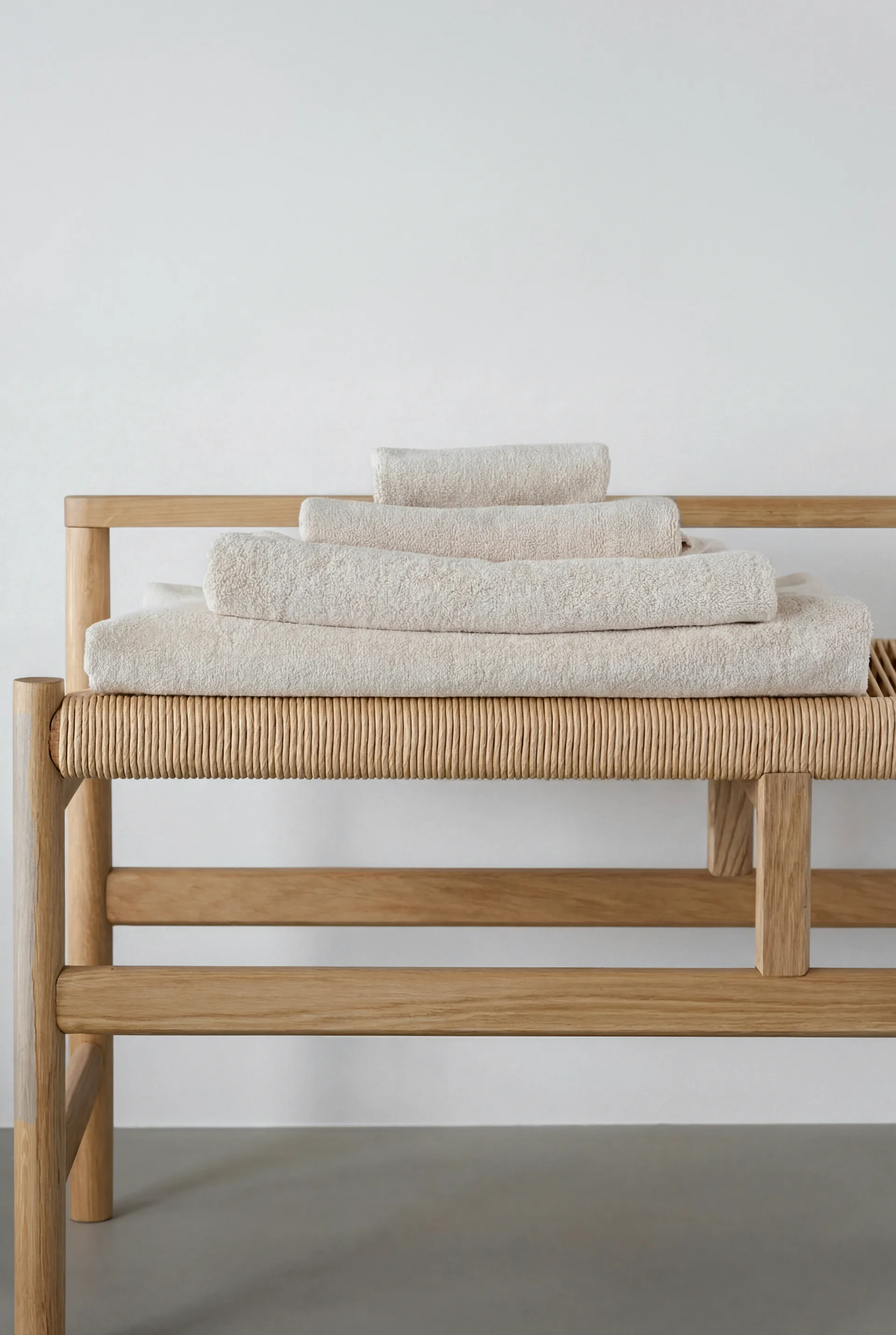 Serviette de bain Drift 70x140 cm, Blanc Scandi Living