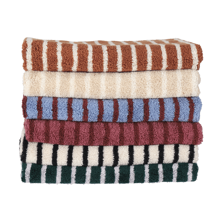 Serviette de bain Drift 70x140 cm, Brun-blanc Scandi Living