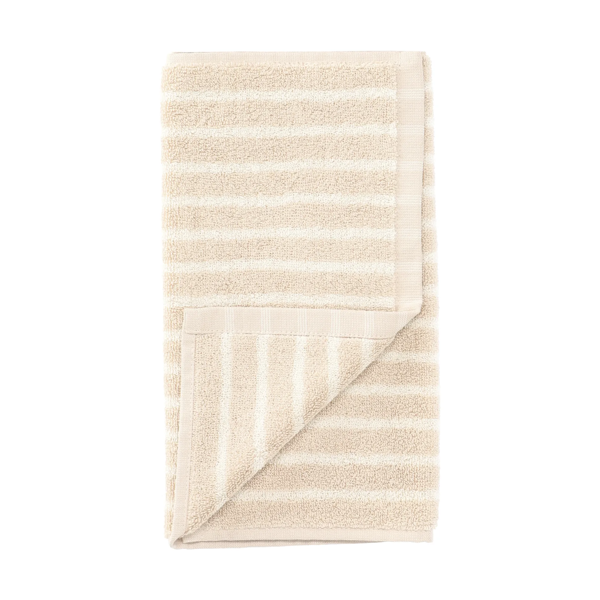 Serviette Drift 30x50 cm, Beige-blanc Scandi Living
