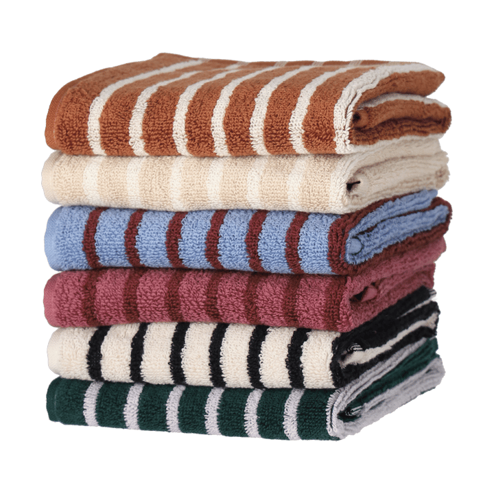 Serviette Drift 30x50 cm, Beige-blanc Scandi Living