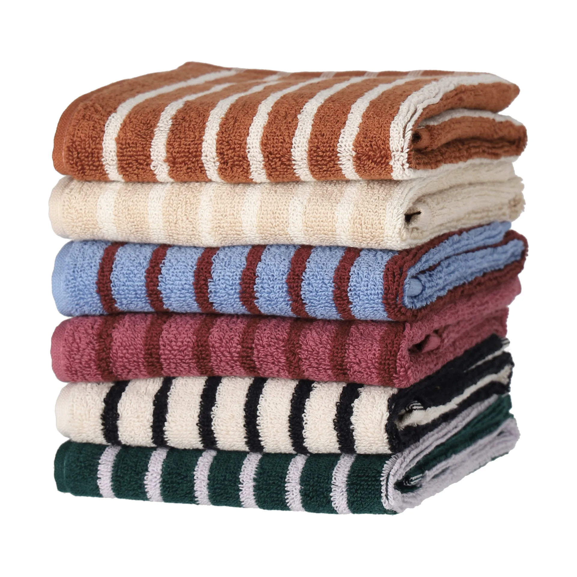 Serviette Drift 30x50 cm, Blanc-noir Scandi Living