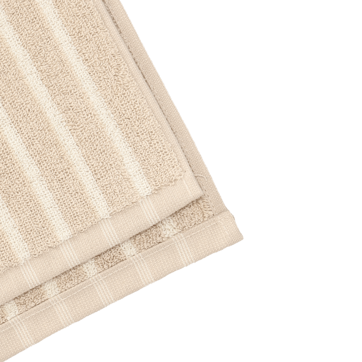 Serviette Drift 50x70 cm, Beige-blanc Scandi Living