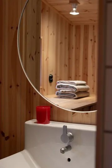 Serviettes de bain Drift 100x150 cm lot de 2 Blanc-noir - Scandi Living