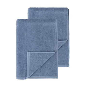Serviettes de bain Drift 100x150 cm lot de 2 Bleu - Scandi Living