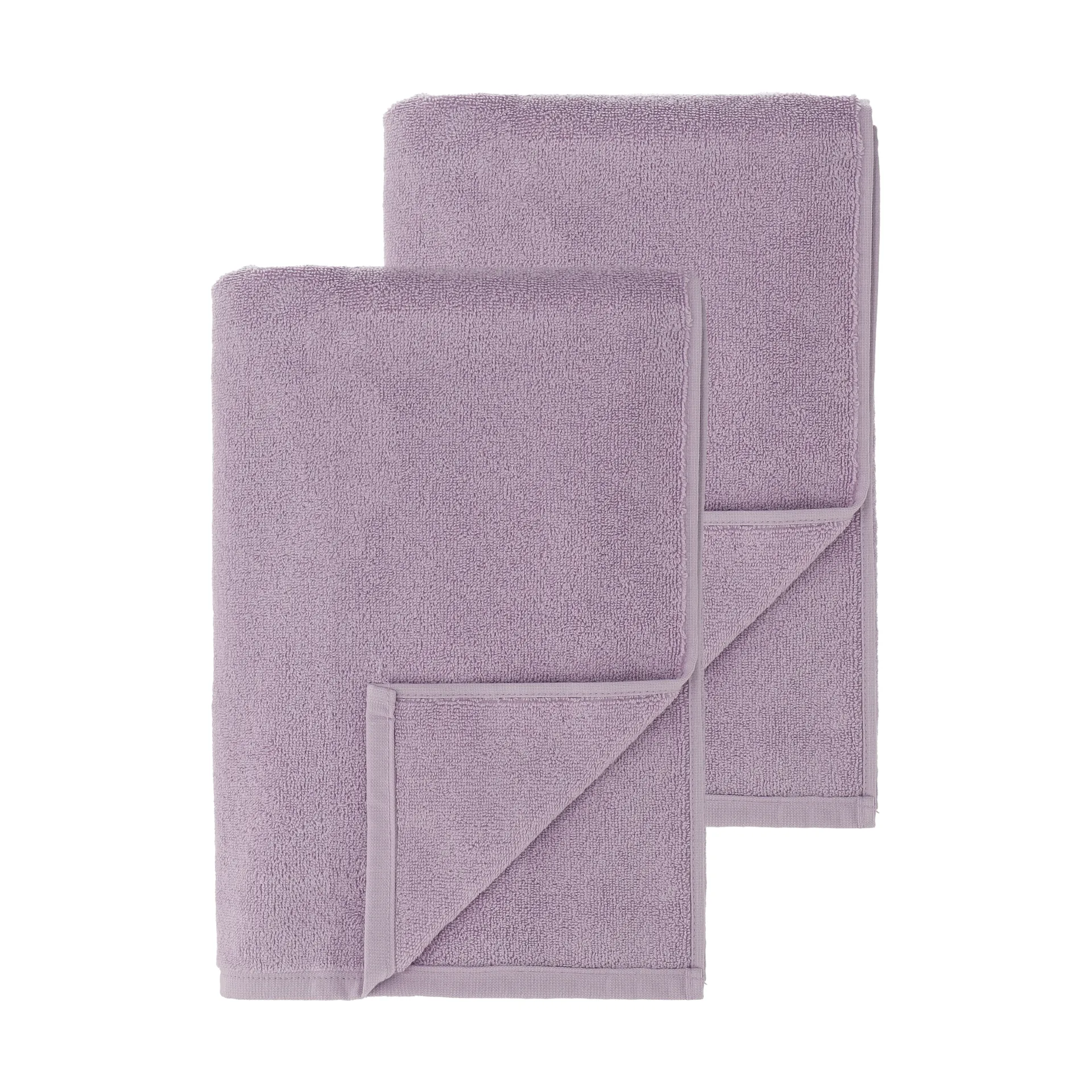 Serviettes de bain Drift 100x150 cm lot de 2 Violet,  Scandi Living