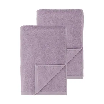 Serviettes de bain Drift 100x150 cm lot de 2 Violet - Scandi Living