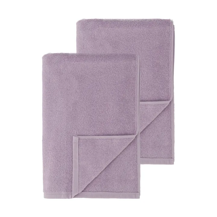 Serviettes de bain Drift 100x150 cm lot de 2 Violet - Scandi Living