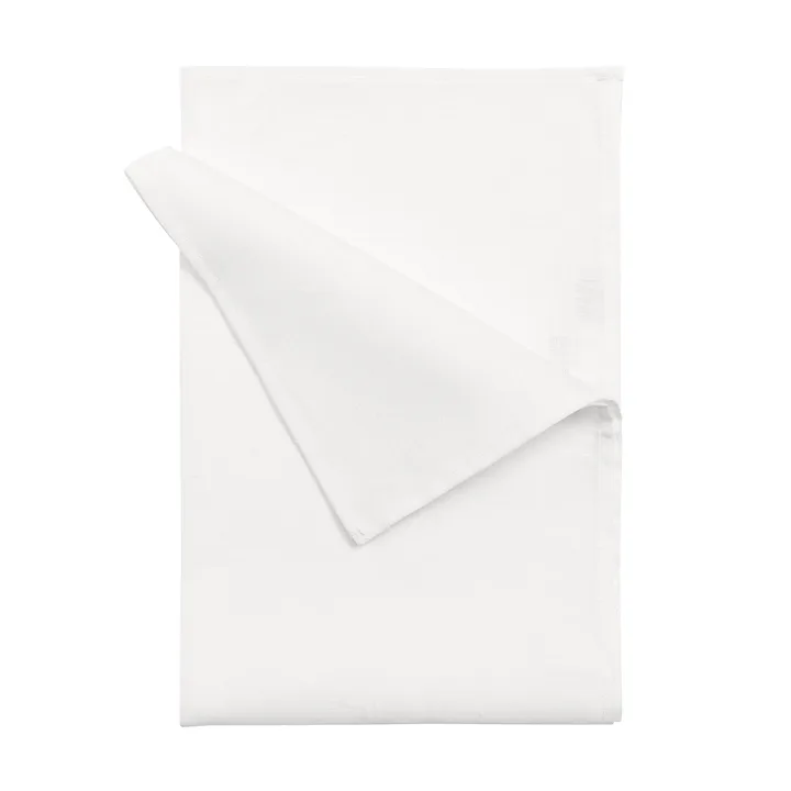 Serviettes de cuisine Clean 47x70 cm lot de 2 - Blanc - Scandi Living