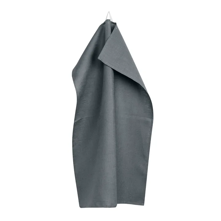 Serviettes de cuisine Clean 47x70 cm lot de 2 - Bleu fumé - Scandi Living